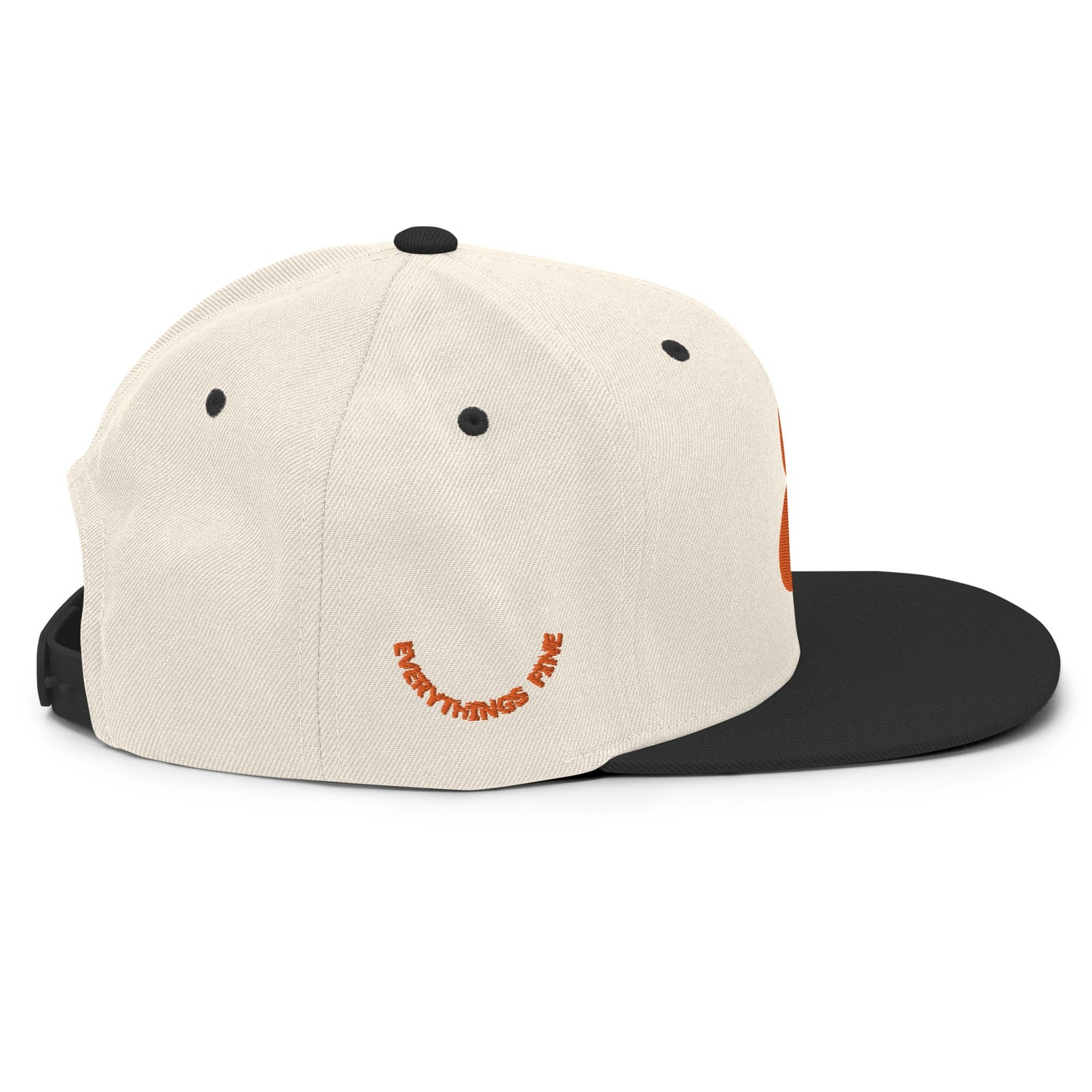 EF Signature Snapback Hat (Orange) - Everything's Fine