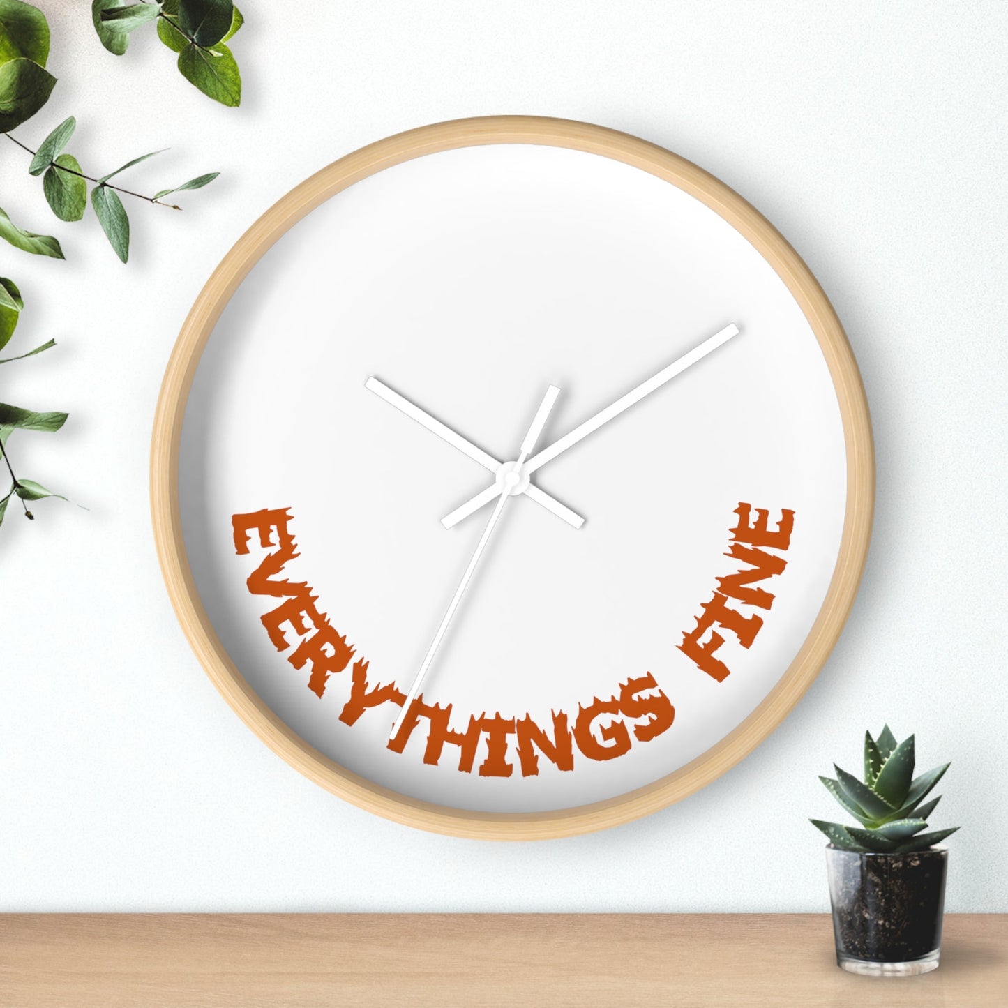 EverythingsFine Wall Clock - Everything's Fine