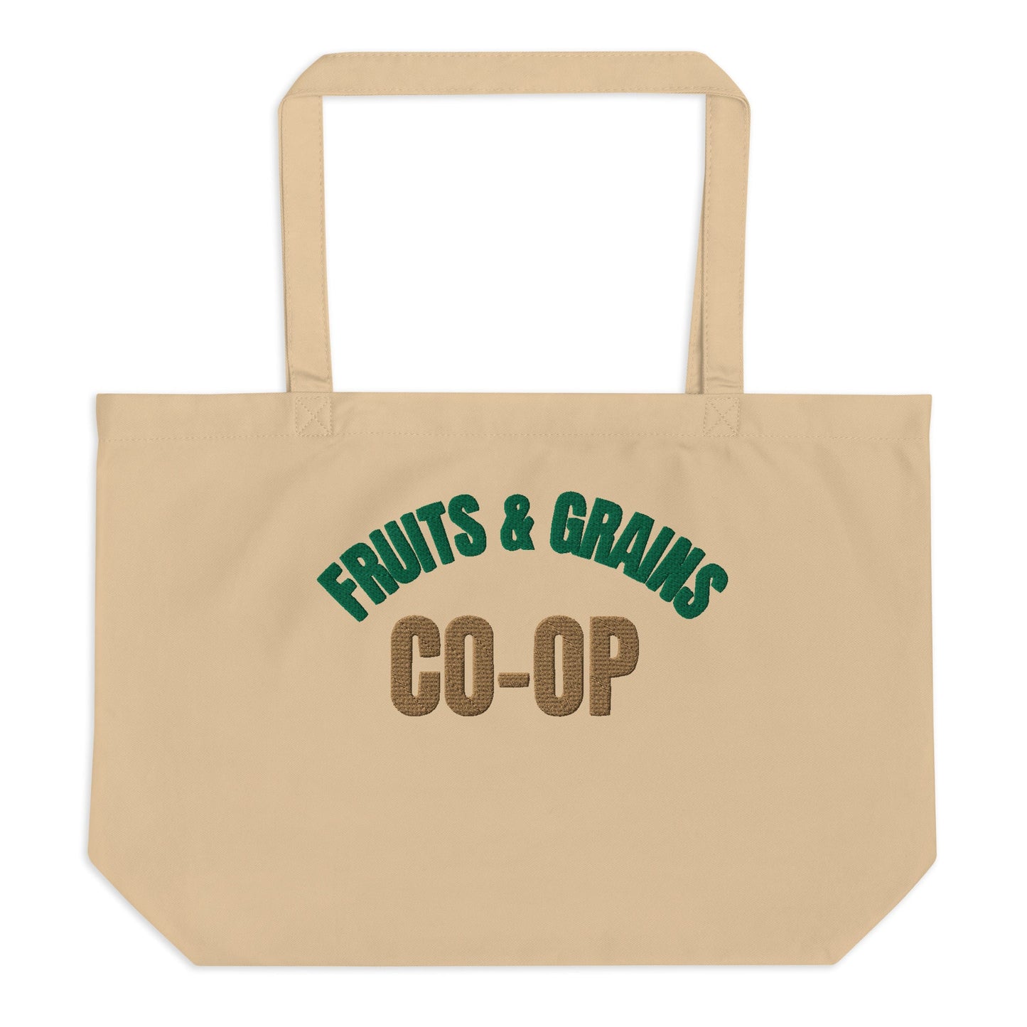 Fruits & Grains Large Organic Tote Bag - Everything's Fine