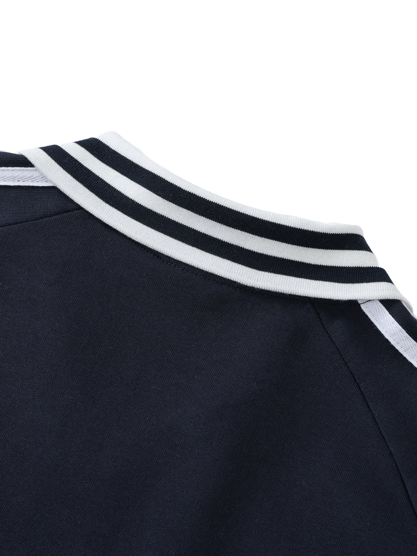 1994 Striped Collared Sweatshirt