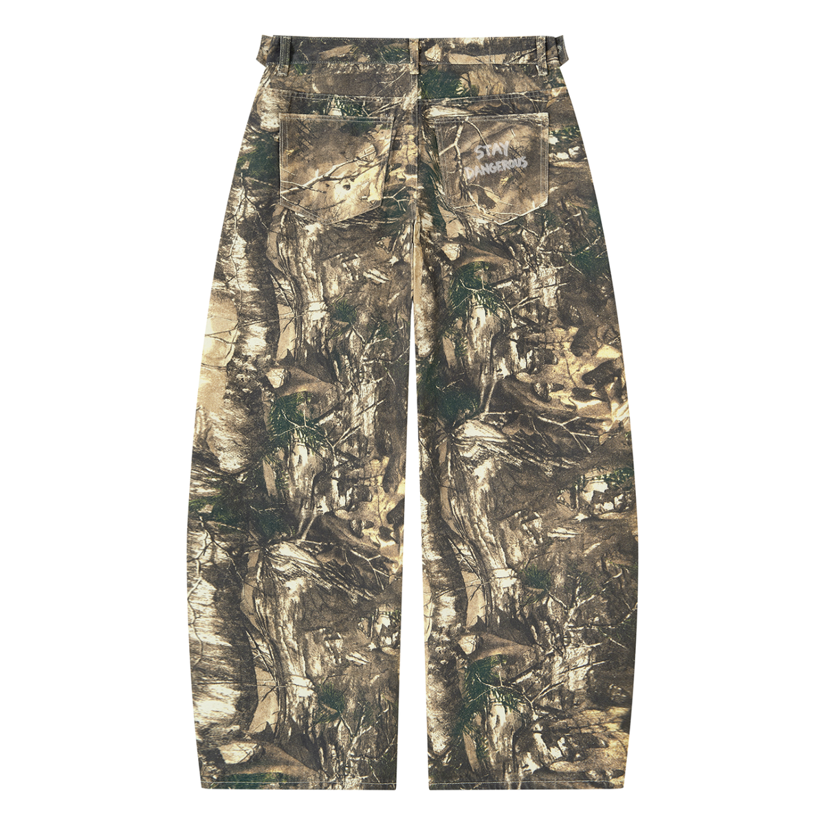 Stay Dangerous Tan Camo Pants