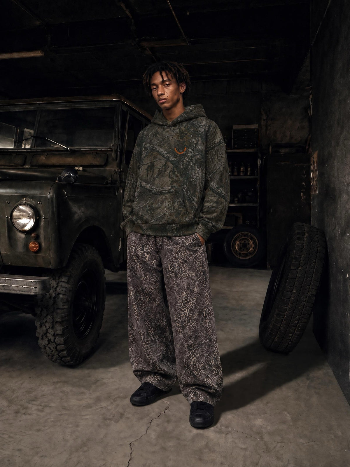 Stay Dangerous Camo Hoodie
