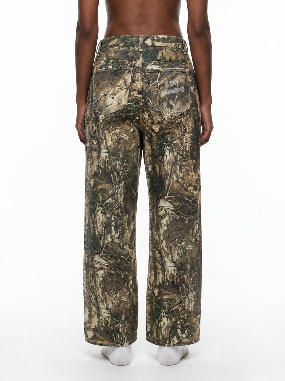 Stay Dangerous Tan Camo Pants