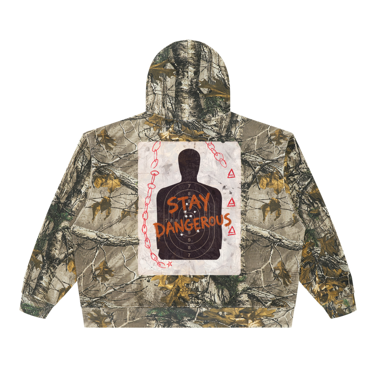 Stay Dangerous Camo Hoodie
