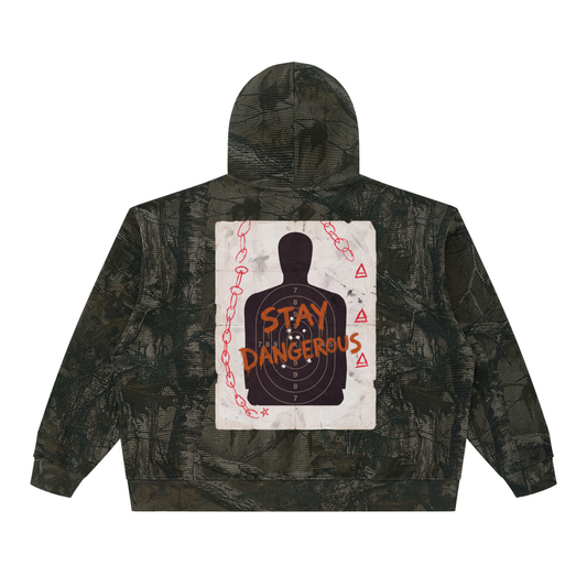 Stay Dangerous Camo Hoodie