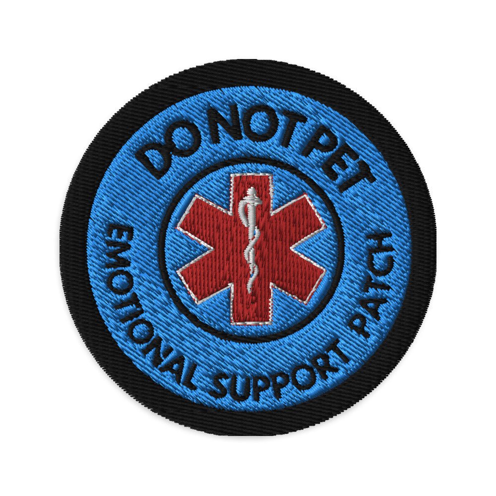 Emotional Support Embroidered Patch - Everything's Fine