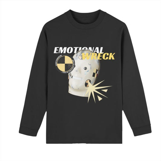 “Emotional Wreck” Long Sleeve Tee - Everything's Fine