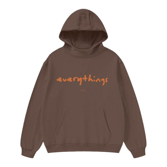 Everything’s Fine Scribe Hoodie High Neck Insulated FOG Solid Color Fleece Hoodie - 385 GSM - Everything's Fine