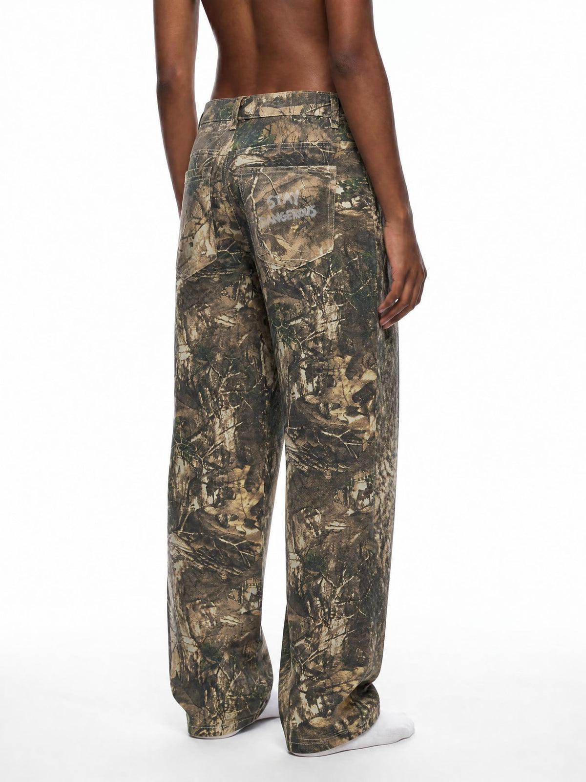 Stay Dangerous Tan Camo Pants