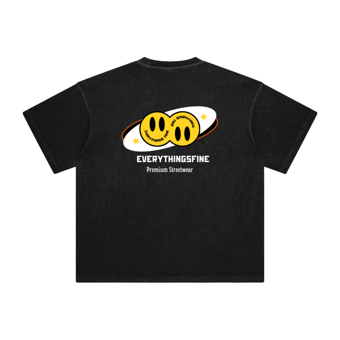 HappySad Vintage Washed Tee - Everything's Fine