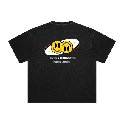 HappySad Vintage Washed Tee - Everything's Fine