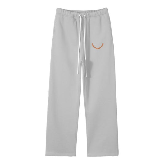 Light Grey Straight Leg Pants - Everything's Fine